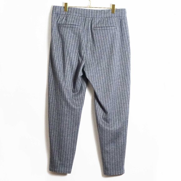 Talbots Grey Striped Jogger Pant M - Picture 4 of 5